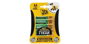 JCB RTU NiMH AA/R06, min.2400mAh, přednabitá, blistr 4 ks