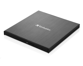 VERBATIM externí mechanika Slimline Blu-ray Writer (USB 3.1, USB-C)  Zdarma BR Disc 25GB (CD DVD BD + NERO