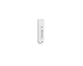 TRANSCEND Flash Disk 128GB JetFlash®730, USB 3.1 (R:80/W:25 MB/s) bílý