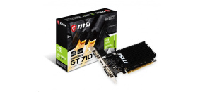 MSI VGA NVIDIA GeForce GT 710 2GD3H LP, 2G DDR3, 1xHDMI, 1xVGA, 1xDVI