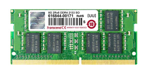 TRANSCEND SODIMM DDR4 8GB 2133MHz 2Rx8 CL15 Retail