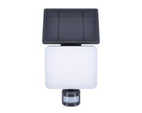 Solight LED solární osvětlení se senzorem, 11W, 1200lm, 3 CCT, Li-Ion, černá