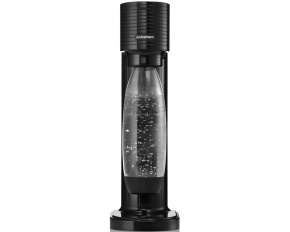 SodaStream Gaia Titan výrobník sody, mechanický, 1l láhev SodaStream Fuse, bombička s CO2, černý