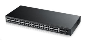 Zyxel GS1920-48v2 50-port Gigabit WebManaged Switch, 44x gigabit RJ45, 4x gigabit RJ45/SFP, 2x SFP