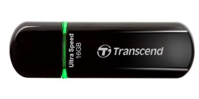 TRANSCEND Flash Disk 16GB JetFlash®600, USB 2.0 (R:32/W:16 MB/s) černá/zelená