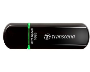 TRANSCEND Flash Disk 16GB JetFlash®600, USB 2.0 (R:32/W:16 MB/s) černá/zelená