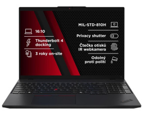 LENOVO NTB ThinkPad L16 G1 - Ultra5 125U,16" WUXGA,16GB,512SSD,5MP+IRcam,W11P