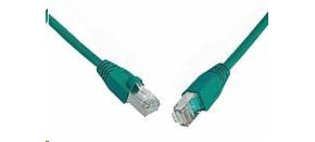 Solarix Patch kabel CAT5E SFTP PVC 10m zelený snag-proof C5E-315GR-10MB