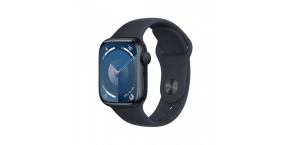 APPLE Watch Series 9 GPS 45mm Midnight Aluminium Case with Midnight Sport Band - M/L