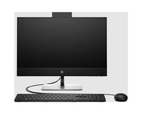 HP AIO ProOne 440G9 23.8NT i3-14100T, 1x8GB, 512GB M.2, Intel HD DP+HDMI IN, WiFi 6+BT, usb kl. myš, 120W,FDOS,3y onsite