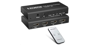 PREMIUMCORD HDMI switch 2:2 , 3D, 1080p s dálkovým ovladačem