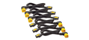 APC Power Cord Kit (6 ks), Locking, C13 to C14, (90°), 1.8m