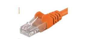 PREMIUMCORD Patch kabel UTP RJ45-RJ45 CAT5e 1.5m oranžová