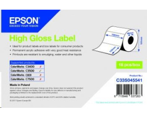 Epson label roll, normal paper, 102x152mm