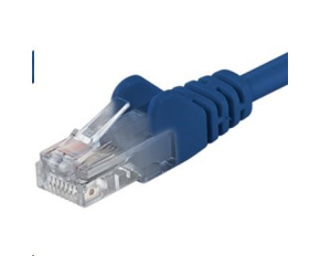 PREMIUMCORD Patch kabel UTP RJ45-RJ45 CAT5e 0.5m modrá