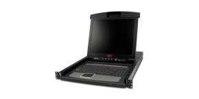 APC 17" Rack LCD Console with Integrated 8 Port Analog KVM Switch