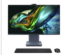 ACER PC AiO Aspire S32-1856 , i7-1360P,32" 2560x1440 IPS,32GB,1TB M.2 SSD,Intel Iris X,W11Pro,stříbrná,KB+Mouse