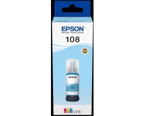 EPSON 108 EcoTank Light Cyan ink bottle