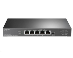 TP-Link switch TL-SG105PP-M2 (5x2,5GbE, 4xPoE++,123W, fanless)