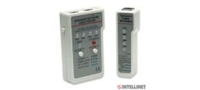 Intellinet Cable Tester, Multifunction RJ45/RJ11