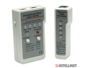 Intellinet Cable Tester, Multifunction RJ45/RJ11