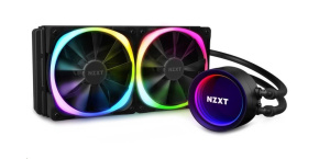 NZXT vodní chladič Kraken X53 RGB / 2x 120mm fan / LGA 2066/2011(-3)/1366/1156/1155/1151/1150/AM4