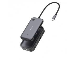 VERBATIM Display Adapter WDA-01 Share My Screen 1080P, USB-C hub