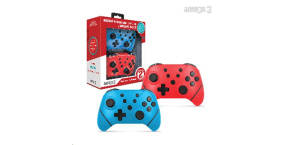 Armor3 NuChamp Wireless Controller Pack for Nintendo Switch (2in1) (Blue, Red)