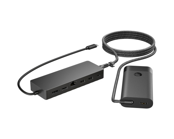 HP Universal USB-C Hub and Laptop Charger Combo-EURO