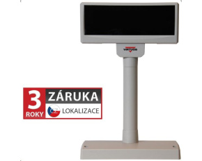 Virtuos zákaznický display FV-2029M, 2 x 20 znaků 9 mm, RS232, včetně napájení +12V