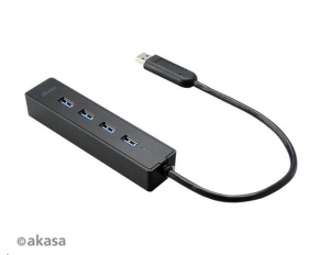 AKASA HUB USB Connect 4SX, 4x USB 3.0, externí