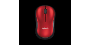 Logitech Wireless Mouse M185, red