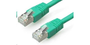 GEMBIRD kabel patchcord CAT6 stíněný FTP 2m, zelený