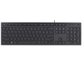 DELL Multimedia Keyboard-KB216 - US International (QWERTY) - Black (RTL BOX)