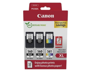 Canon CARTRIDGE PG-560XLx2/CL-561XL PVP pro PIXMA TS535x, TS535xa, TS745x, TS745xi