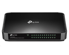 TP-Link switch TL-SF1024M (24x100Mb/s, fanless)