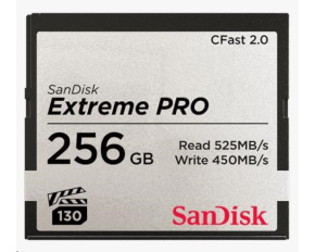 SanDisk CFAST 2.0 256GB Extreme Pro (525 MB/s VPG130)