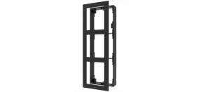 Hikvision DS-KD-ACW3/Black, 3-rámeček interkomu pro povrchovou montáž; černý