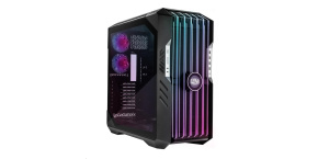 Cooler Master case HAF 700 EVO, ARGB, průhledná bočnice, šedá