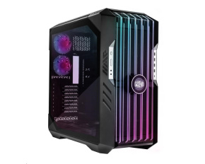 Cooler Master case HAF 700 EVO, ARGB, průhledná bočnice, šedá