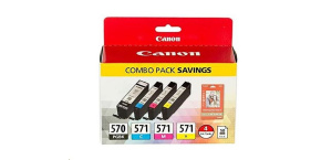 CANON CARTRIDGE PGI-570/CLI-571 PGBK/C/M/Y/ BK MULTI-PACK pro PIXMA MG575x,  MG685x, MG775x, TS505x, TS605x (297 str.)