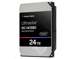 Western Digital Ultrastar® HDD 24TB (WUH722424ALE6L4) DC HC580 3.5in 26.1MM 512MB 7200RPM SATA 512E SE