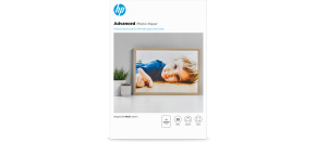 HP Advanced Glossy Photo Paper-20 sht/A3/297 x 420 mm,  10.5 mil,  250 g/m2, Q8697A