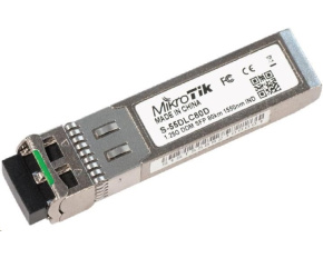 MikroTik SFP (miniGBIC) modul S-55DLC80D, SM, 80km, 1.25G, 1550nm, LC duplexní