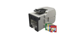 Solarix Samořezný keystone CAT6 STP SXKJ-6-STP-RAL-SA, RAL FIT moduly, GROUND LOCK
