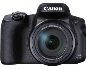 Canon PowerShot SX70 HS, 20.3Mpix, 65x zoom, WiFi, 4K video - černý