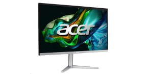 ACER PC AiO Aspire C24-1300, Ryzen 3 7320U,23,8" FHD IPS,8GB,512GB M.2 SSD,Radeon610M,W11Original,stříbrná,KB+Mouse