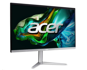 ACER PC AiO Aspire C24-1300, Ryzen 3 7320U,23,8" FHD IPS,8GB,512GB M.2 SSD,Radeon610M,W11Original,stříbrná,KB+Mouse