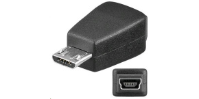 PREMIUMCORD Redukce USB 2.0 Mini B - Micro B (F 5pin/M)