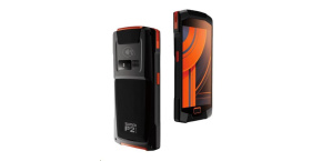 Sunmi P2 lite, 1D, USB, BT (BLE), Wi-Fi, 4G, NFC, GPS, black, anthracite, orange, Android